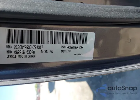 2013 Dodge Challenger Sxt from USA, damaged, VIN 2C3CDYAG9DH724917